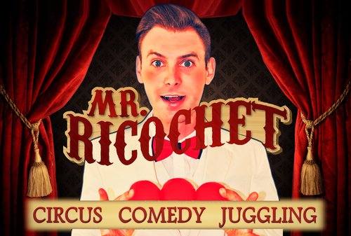 Mr. Ricochet’s Family Circus Show is an exciting circus show aimed at and family audiences. Featuring amazing circus tricks and hysterical comedy.